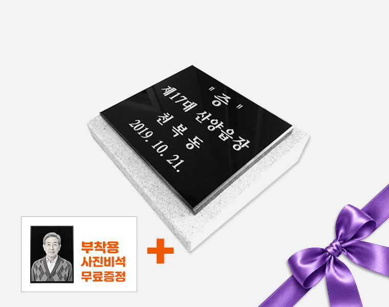 기념비 식수비 판재형 250*200*20 (받침석포함)