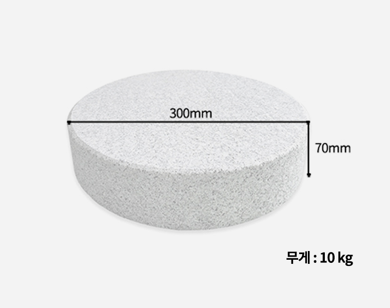 화강석 원형 300*70